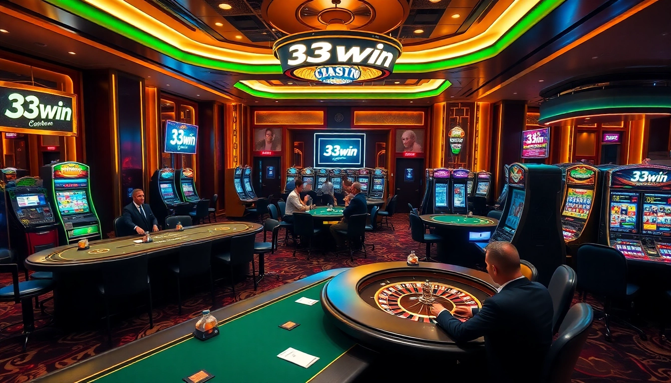 Experience the thrill of winning at 33win with vibrant casino games and engaging players.