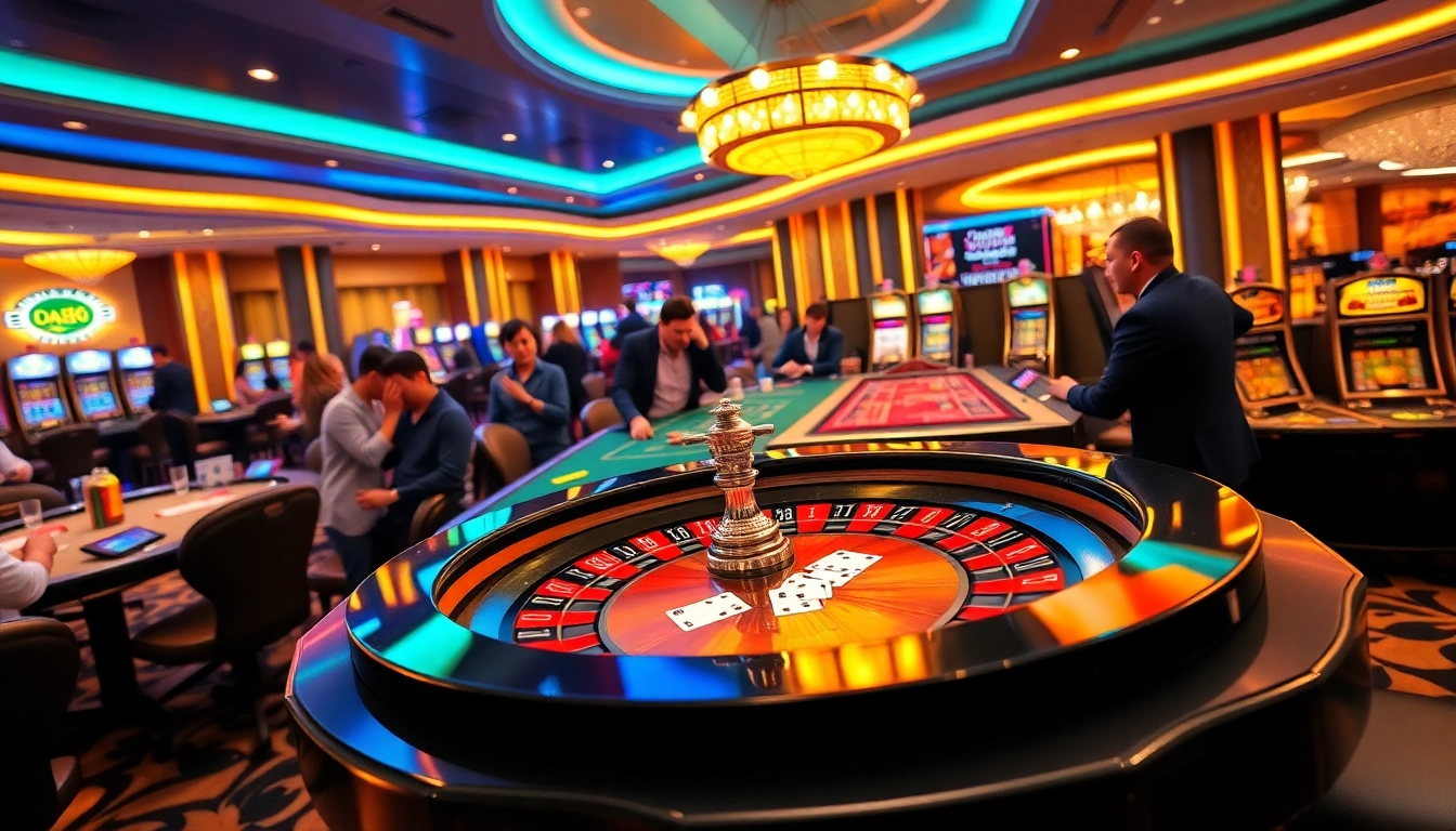 Gamble at https://da88.bot/ in a luxurious casino atmosphere with exciting roulette and card games.