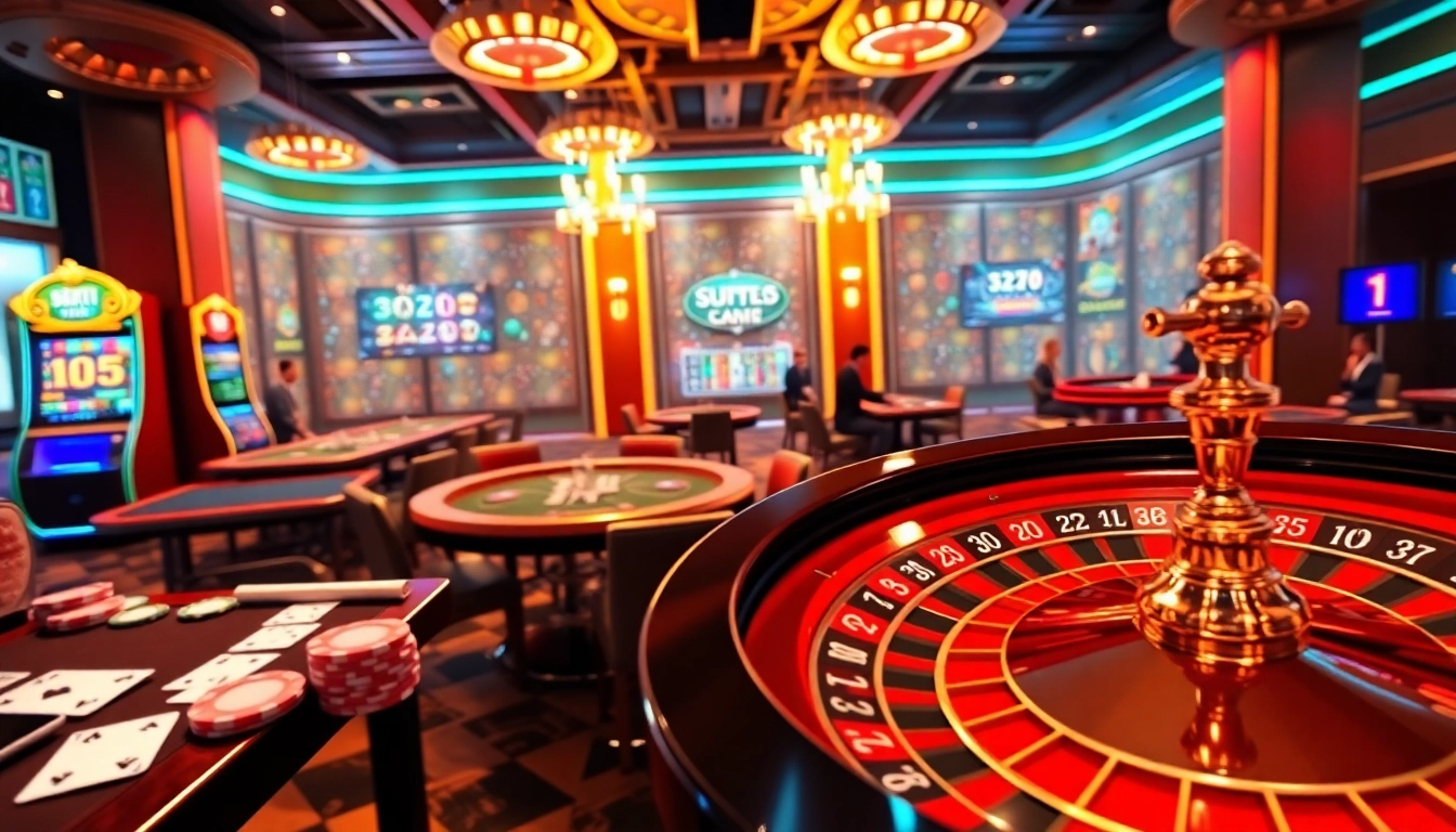 Engaging gamblers at Lu88k.com enjoy winning strategies at a vibrant casino table.