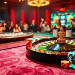 Experience thrilling gameplay at 88clb with vibrant poker chips and an exciting roulette wheel.