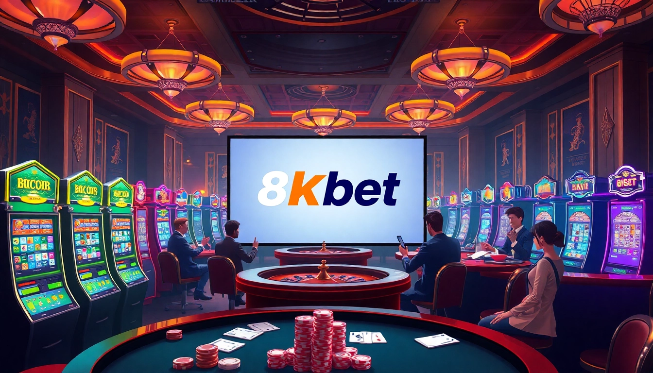 Experience the thrill of gambling with 8kbet's exciting casino atmosphere and engaging games.