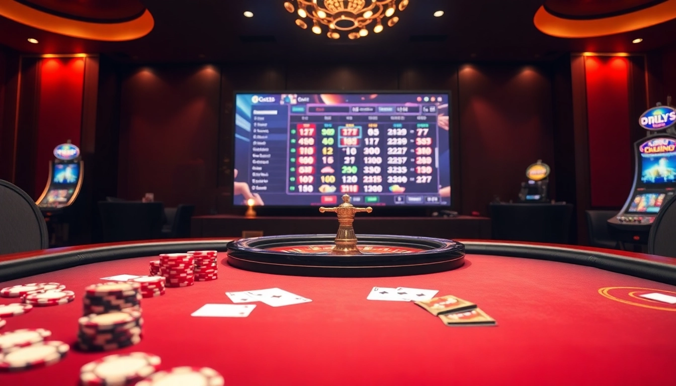 Experience the thrilling ambiance of Goal123's online gambling interface with luxury casino elements.