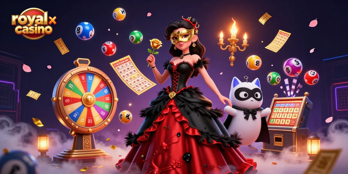 Experience royal x casino with a captivating scene of casino games and vibrant gaming elements.
