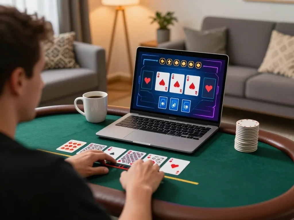 Bergabung dalam permainan blackjack langsung di rumah dengan antarmuka permainan online kiu77, tertangkap dalam suasana yang nyaman.