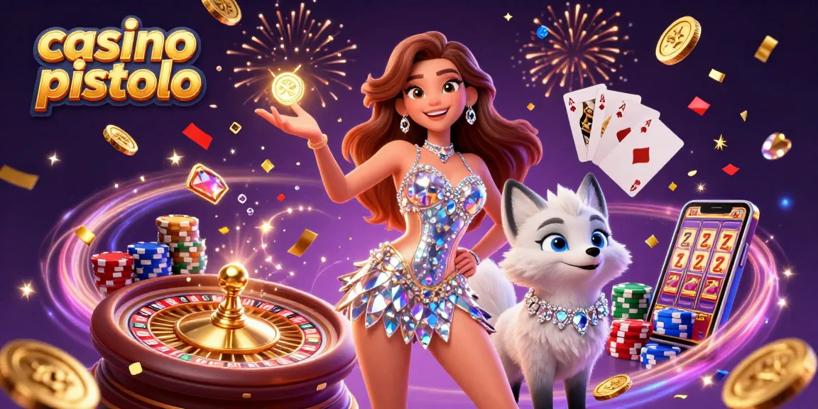 Experience thrilling action at casino pistolo with vibrant casino elements and magical characters.