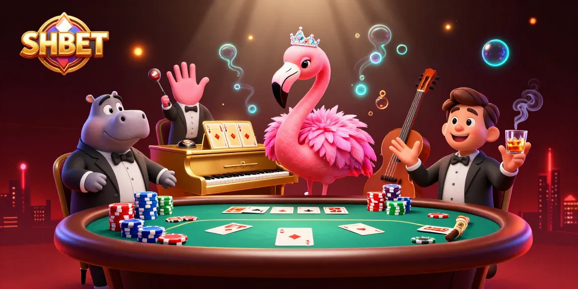 Win big at SHBET with entertaining 3D casino characters and vibrant gaming elements.