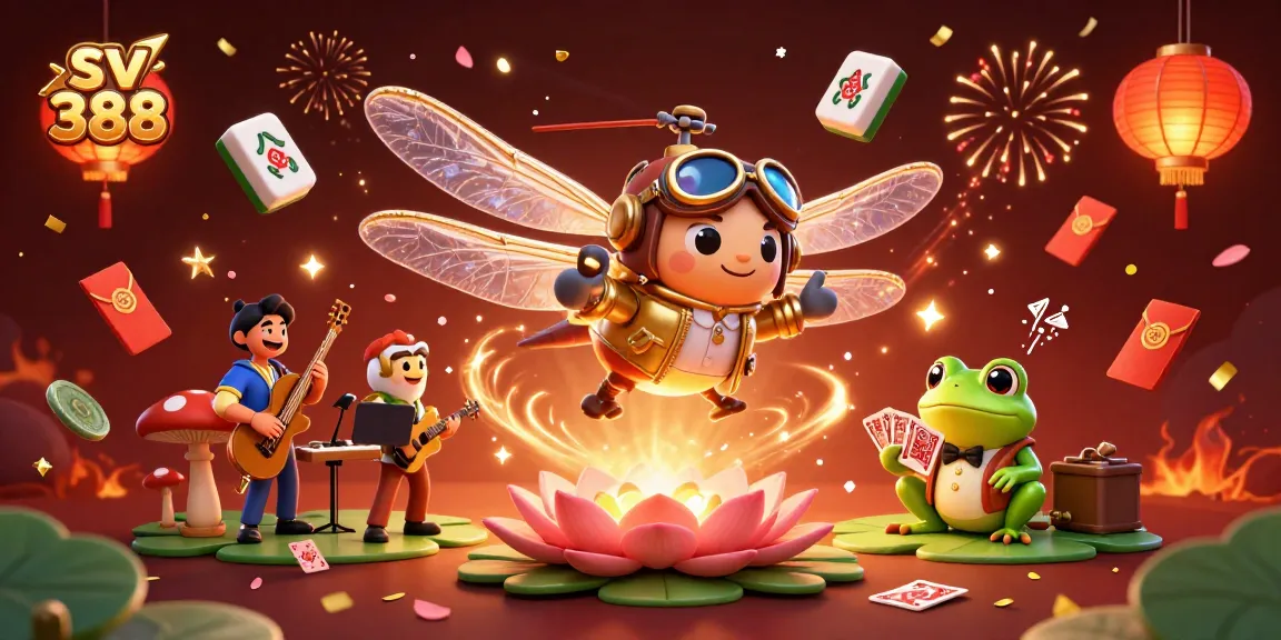 Experience thrilling moments with sv 388 as the dragonfly pilot takes charge in the lily pad casino.
