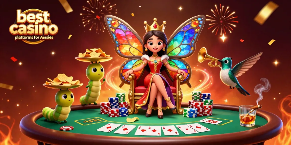 Experience thrilling games at the best casino platforms for Aussies with engaging characters and vibrant illustrations.